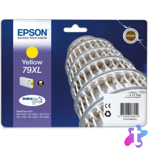 Epson T7904 Tintapatron Yellow 17,1ml No.79XL