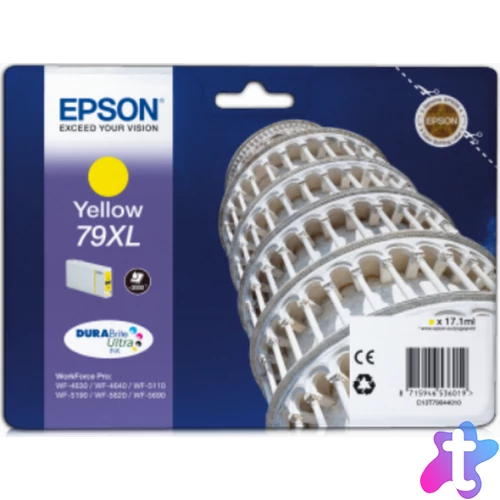 Epson T7904 Tintapatron Yellow 17,1ml No.79XL