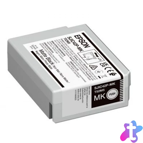 Epson SJIC42P(MK) C4000 Tintapatron Matt Black 50ml