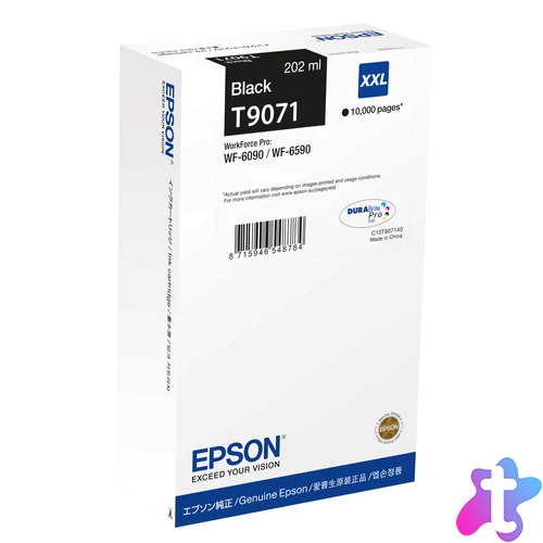 Epson T9071 Patron Black 10K /o/