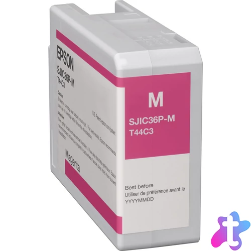 Epson SJIC36P(M) C6500/C6000 Tintapatron Magenta 80ml