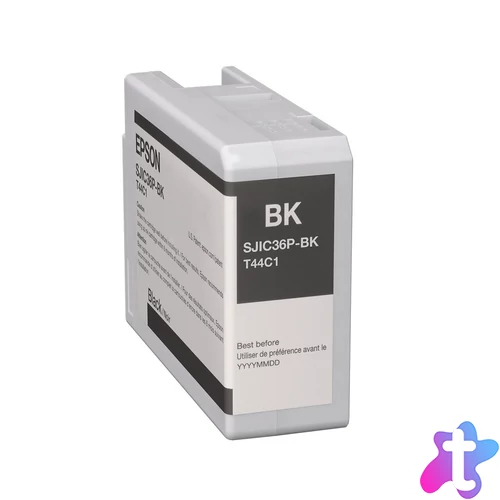 Epson SJIC36P(K) C6500/C6000 TintaTintapatron Black 80ml