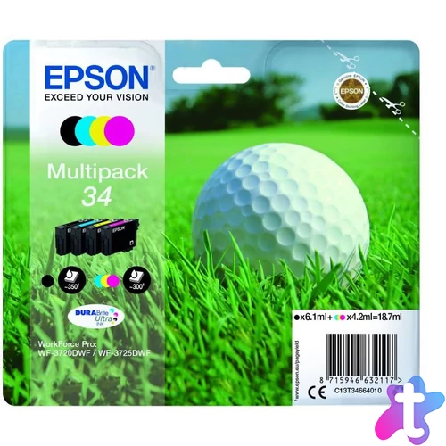 Epson T3466 Tintapatron Multipack 18,7ml No.34
