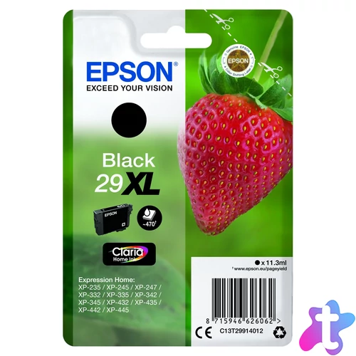 Epson T2991 Tintapatron Black 11,3ml No.29XL