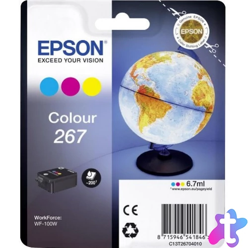 Epson T2670 Tintapatron Color 6,7ml No.267
