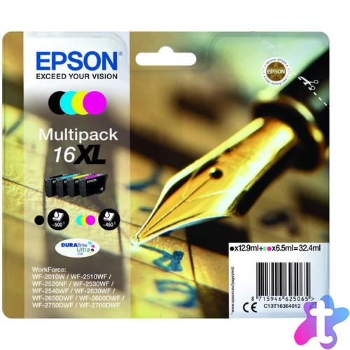 Epson T1636 Tintapatron Multipack 32,4ml No.16XL