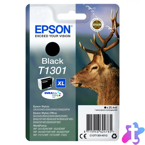 Epson T1301 Tintapatron Black 25,4ml
