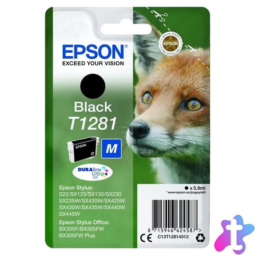 Epson T1281 Tintapatron Black 5,9ml