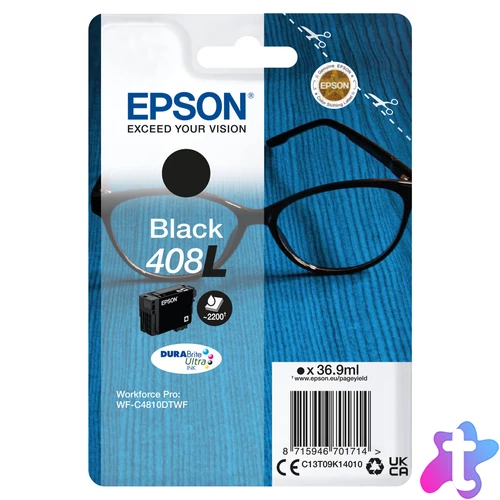 Epson T09K1 Tintapatron Black 36,9ml No.408L