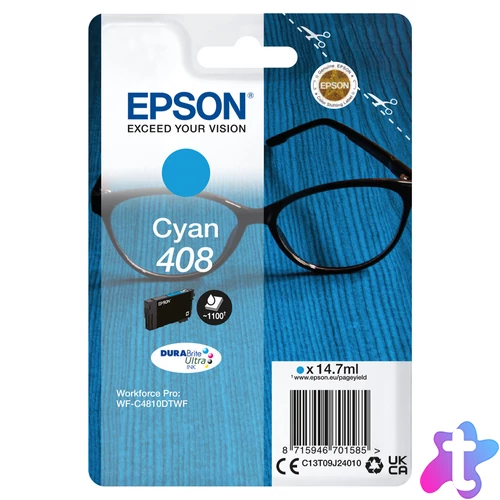 Epson T09J2 Tintapatron Cyan 14,7ml No.408