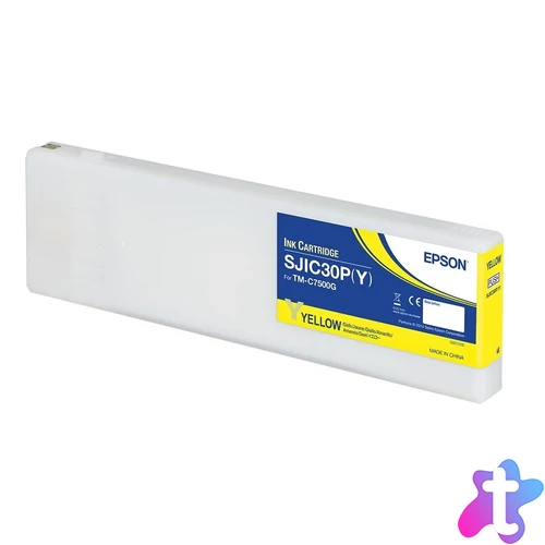 Epson SJIC30P(Y) C7500g Tintapatron Yellow 294,3ml