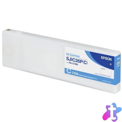 Epson SJIC26P(C) C7500 Tintapatron Cyan 294,3ml