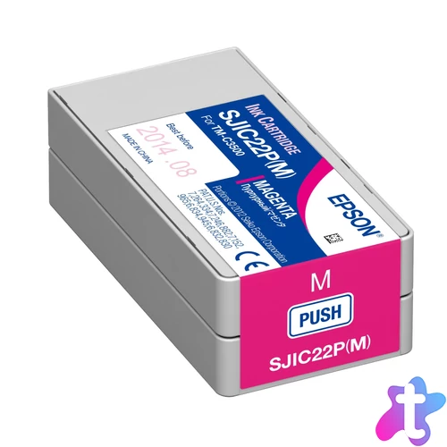 Epson SJIC22P(M) C3500 Tintapatron Magenta 32,5ml
