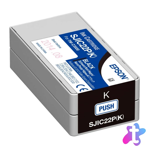 Epson SJIC22P(K) C3500 Tintapatron Black 32,6ml