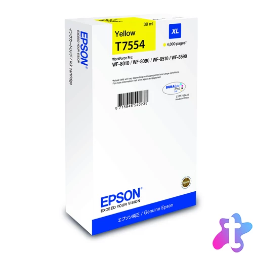 Epson T7554 Patron Yellow 4K /o/