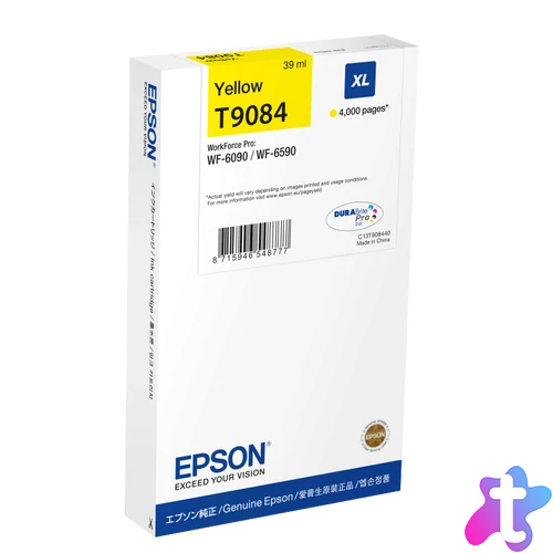 Epson T9084 Patron Yellow 4K /o/