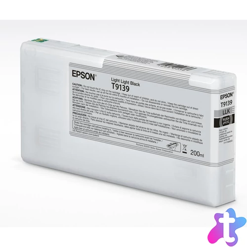 Epson T9139 Tintapatron Light Light Black 200ml