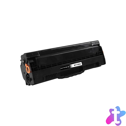 Utángyártott HP W1106A Black Toner 1.000 oldal kapacitás No.106A WHITE BOX TT
