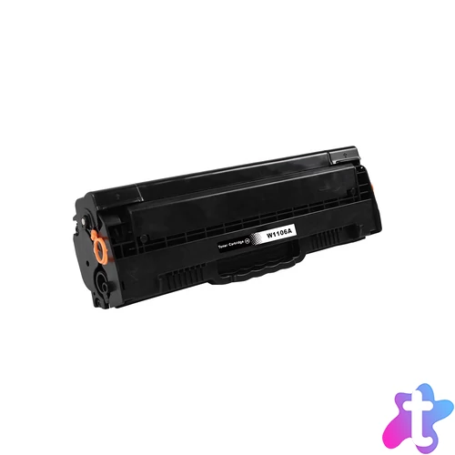Utángyártott HP W1106A Black Toner 1.000 oldal kapacitás No.106A WHITE BOX TT