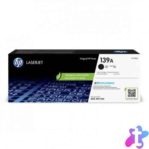 HP W1390A Toner Black 1.500 oldal kapacitás No.139A