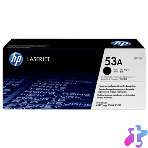 HP Q7553A Toner Black 3.000 oldal kapacitás No.53A