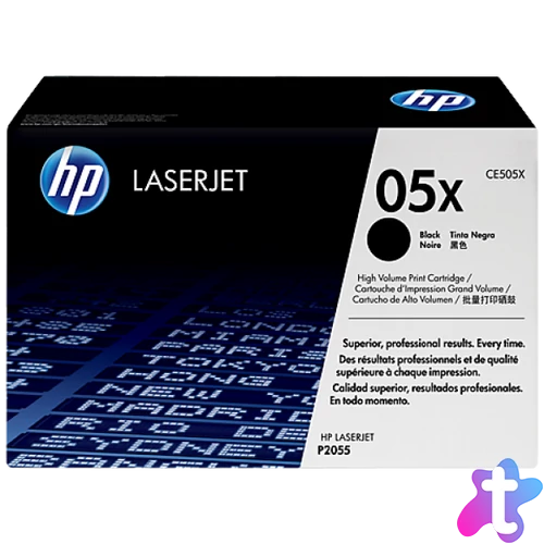HP CE505X Toner Black 6.500 oldal kapacitás No.05X