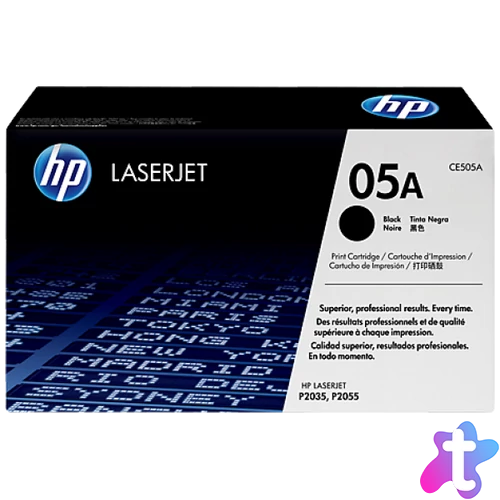 HP CE505A Toner Black 2.300 oldal kapacitás No.05A
