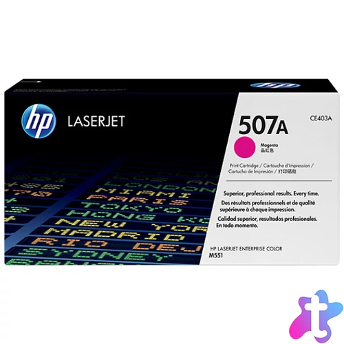 HP CE403A Toner Magenta 6.000 oldal kapacitás No.507A