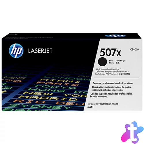 HP CE400X Toner Black 11.000 oldal kapacitás No.507X
