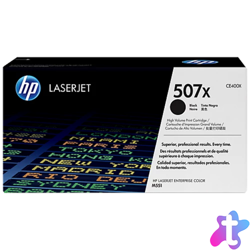 HP CE400X Toner Black 11.000 oldal kapacitás No.507X