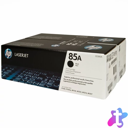 HP CE285AD Toner Black 2*1.600 oldal kapacitás No.85A