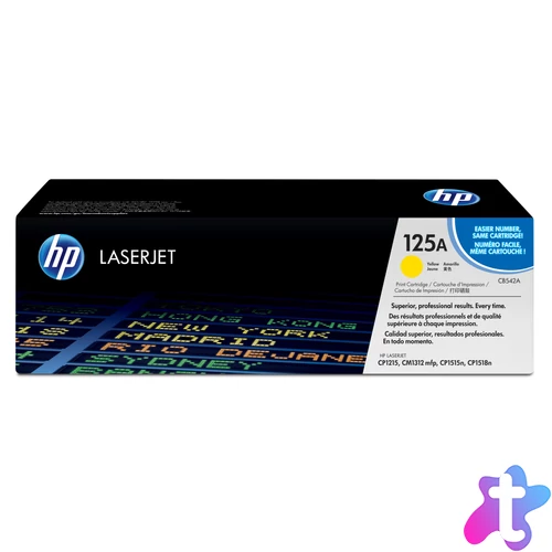 HP CB542A Toner Yellow 1.400 oldal kapacitás No.125A