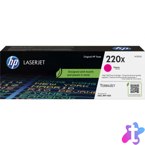 HP W2203X Toner Magenta 5.500 oldal kapacitás No.220X