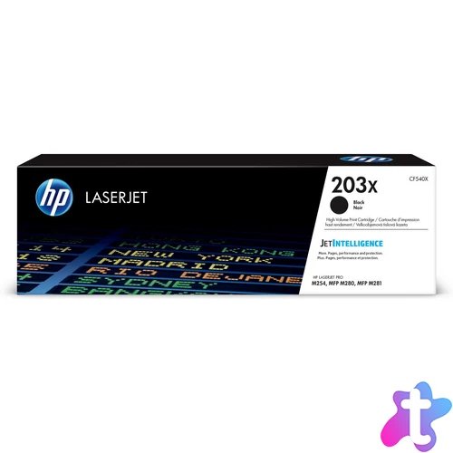 HP CF540X Toner Black 3.200 oldal kapacitás No.203X
