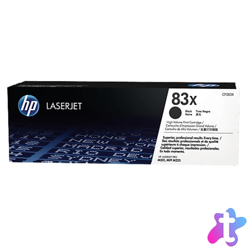 HP CF283X Toner Black 2.200 oldal kapacitás No.83X