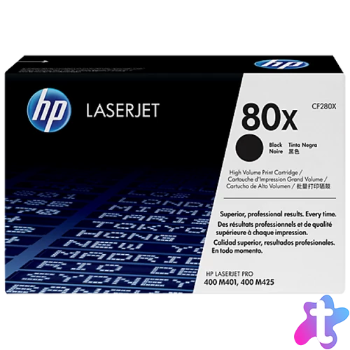HP CF280X Toner Black 6.900 oldal kapacitás No.80X