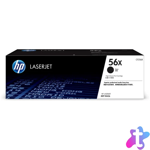 HP CF256X Toner Black 13.700 oldal kapacitás No.56X