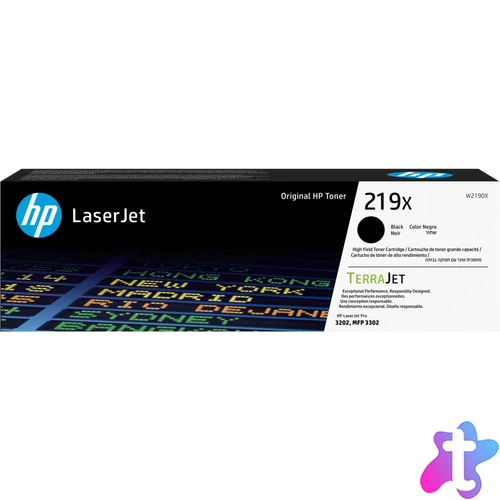 HP W2190X Toner Black 3.200 oldal kapacitás No.219X