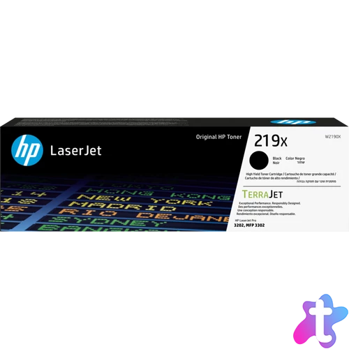 HP W2190X Toner Black 3.200 oldal kapacitás No.219X