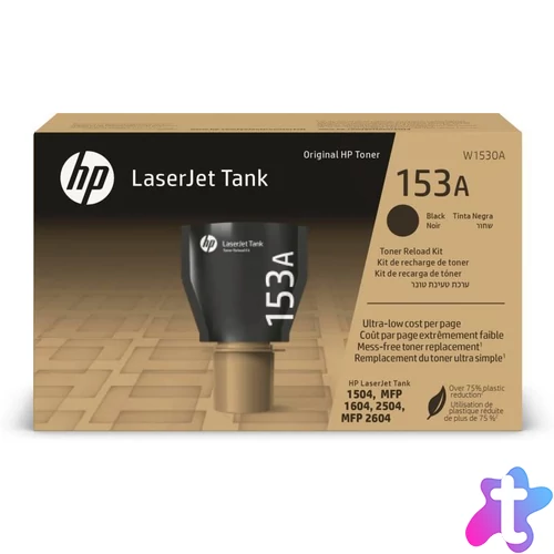 HP W1530A Toner Black 2.500 Oldal kapacitás No.153A