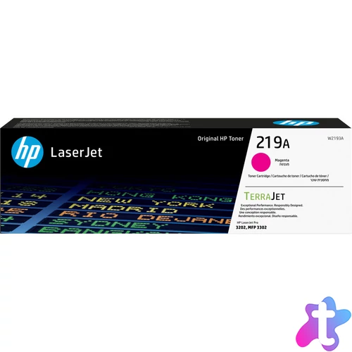 HP W2193A Toner Magenta 1.200 oldal kapacitás No.219A