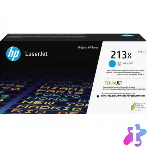 HP W2131X Toner Cyan 6.000 oldal kapacitás No.213X