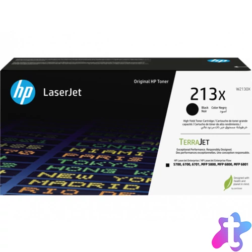 HP W2130X Toner Black 9.000 oldal kapacitás No.213X