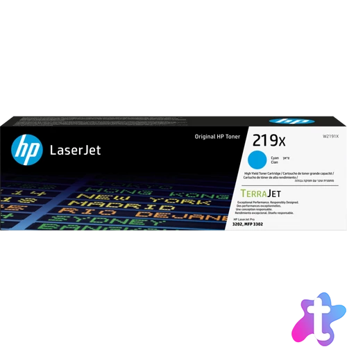 HP W2191X Toner Cyan 2.500 oldal kapacitás No.219X