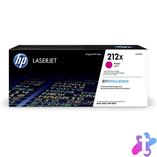 HP W2123X Toner Magenta 10.000 oldal kapacitás No.212X