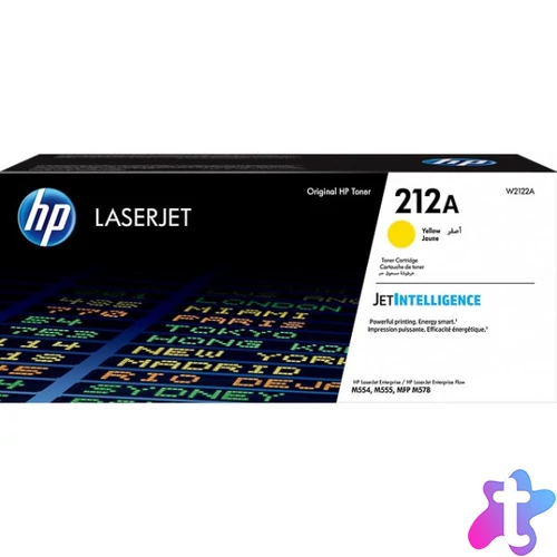 HP W2122A Toner Yellow 4.500 oldal kapacitás No.212A