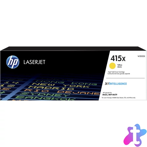 HP W2032X Toner Yellow 6.000 oldal kapacitás No.415X