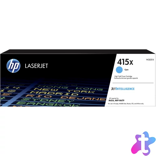 HP W2031X Toner Cyan 6.000 oldal kapacitás No.415X