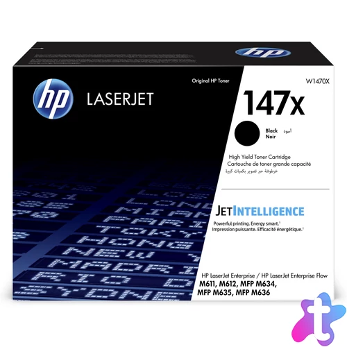 HP W1470X Toner Black 25.200 oldal kapacitás No.147X