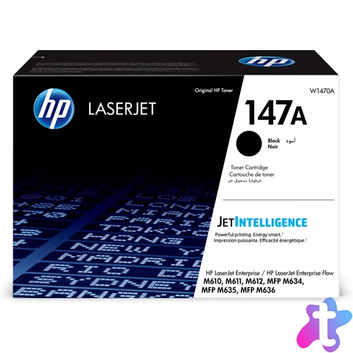 HP W1470A Toner Black 10.500 oldal kapacitás No.147A